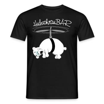 herziger, drolliger Bär - Männer T-Shirt - Schwarz - Vorne - AI Model Male 178 light (178cm)
