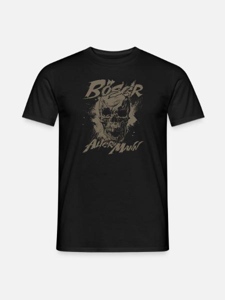 Boser Alter Mann - Männer T-Shirt - Schwarz