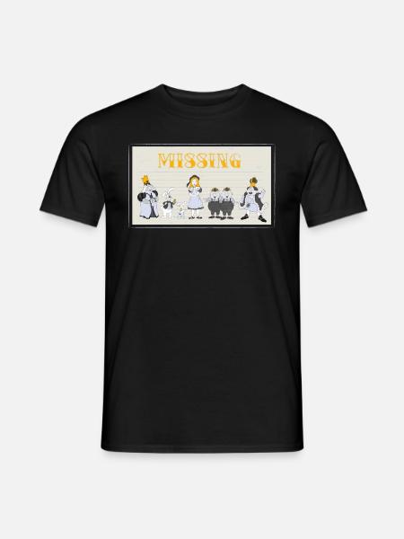 Alice Im Wunderland Verschwunden - Männer T-Shirt - Schwarz