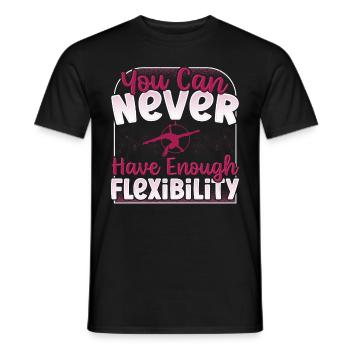 Aerial Silks Design Für Eine Luftakrobatin - Männer T-Shirt - Schwarz - Vorne - AI Model Male 178 light (178cm)