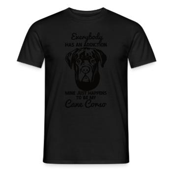 Cane Corso - Men's T-Shirt - black - Front - AI Model Male 178 light (178cm)