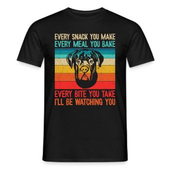 Cane Corso - Men's T-Shirt - black - Front - AI Model Male 178 light (178cm)