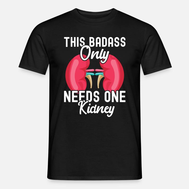 Nierenspender - Männer T-Shirt - Schwarz