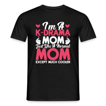 K-Drama - Männer T-Shirt - Schwarz - Vorne - AI Model Male 178 light (178cm)