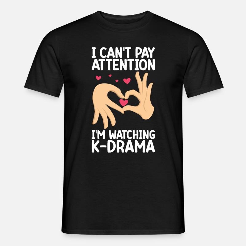 K-Drama - Männer T-Shirt - Schwarz
