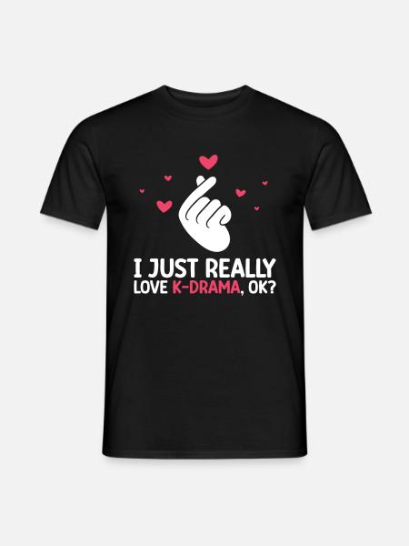 K-Drame - T-shirt homme - noir