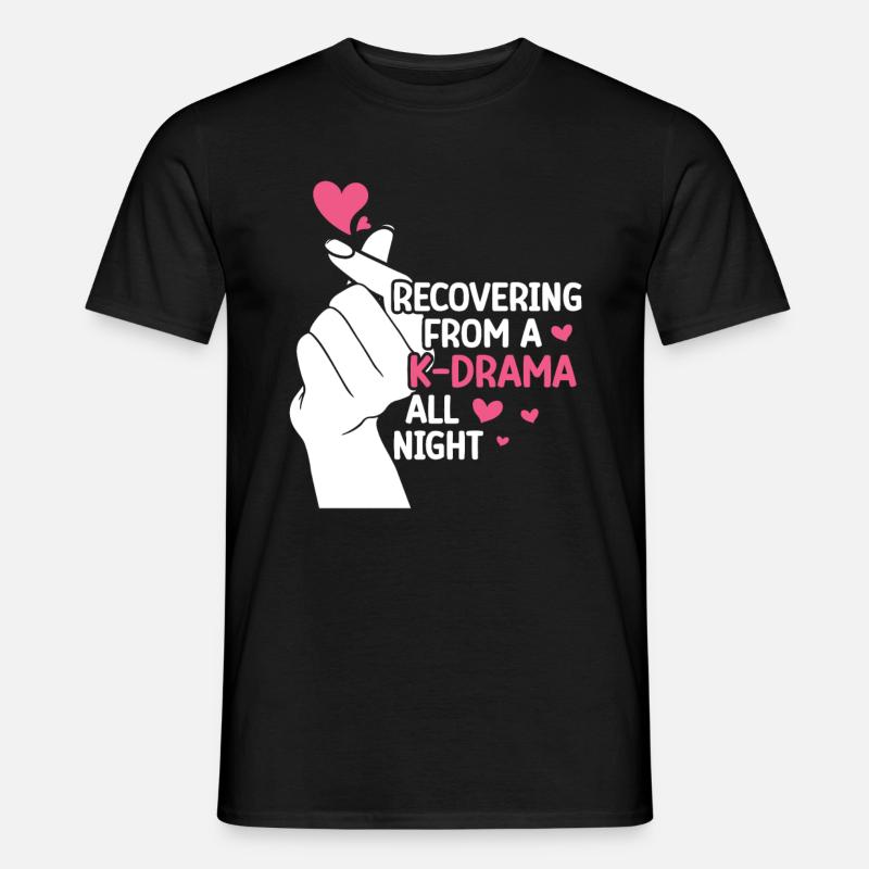 K-Drama - Männer T-Shirt - Schwarz