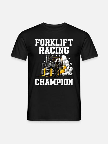 Gabelstaplerfahrer - Männer T-Shirt - Schwarz