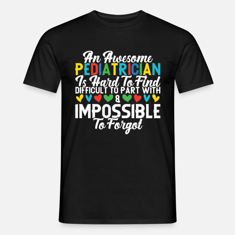 Kinderkrankenschwester - Männer T-Shirt - Schwarz