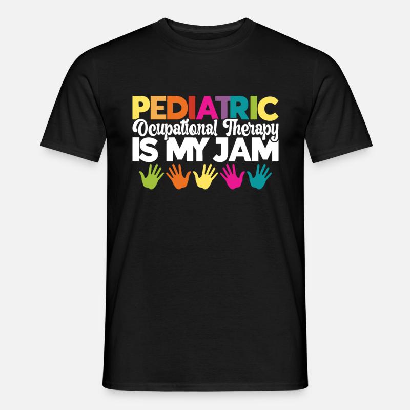 Kinderkrankenschwester - Männer T-Shirt - Schwarz