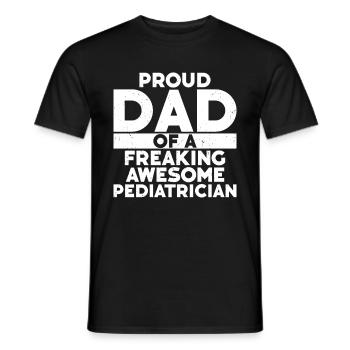 Paediatric Nurse - Men's T-Shirt - black - Front - AI Model Male 178 light (178cm)