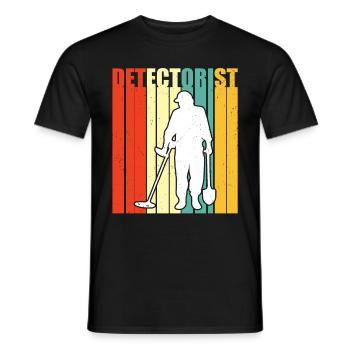 Détecteur de métaux - T-shirt homme - noir - Devant - AI Model Male 178 light (178cm)