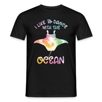 Stingray - Men's T-Shirt - black - Front - AI Model Male 178 light (178cm)