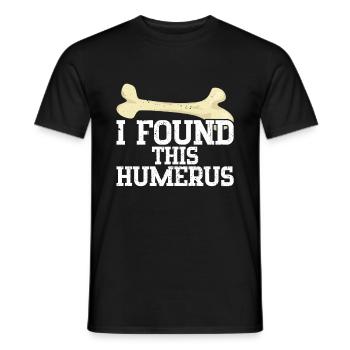 Archaeology - Men's T-Shirt - black - Front - AI Model Male 178 light (178cm)