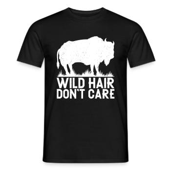 Bison - T-shirt homme - noir - Devant - AI Model Male 178 light (178cm)