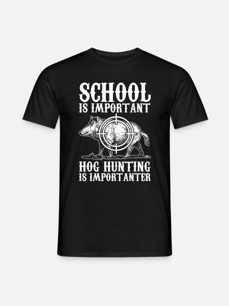 Pig Hunting Hunter Pig Hunting - Men's T-Shirt - black