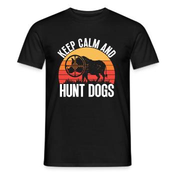 Schweinejagd Jäger Schweinejagd - Männer T-Shirt - Schwarz - Vorne - AI Model Male 178 light (178cm)