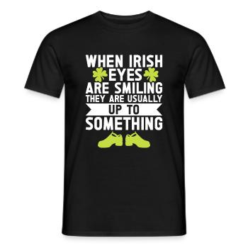 Irish Dance St. Patrick's Dance - Men's T-Shirt - black - Front - AI Model Male 178 light (178cm)