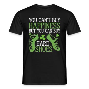 Irish Dance St. Patrick's Dance - Men's T-Shirt - black - Front - AI Model Male 178 light (178cm)