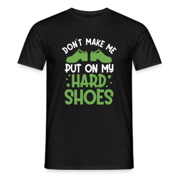 Irish Dance St. Patrick's Dance - Men's T-Shirt - black - Front - AI Model Male 178 light (178cm)