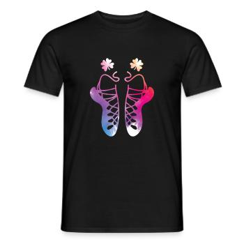 Irish Dance St. Patrick's Dance - Men's T-Shirt - black - Front - AI Model Male 178 light (178cm)