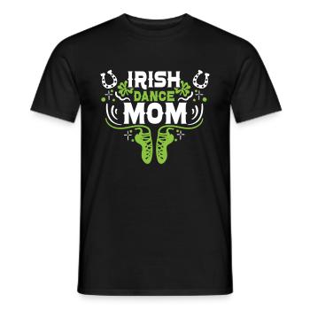 Irish Dance St. Patrick's Dance - Men's T-Shirt - black - Front - AI Model Male 178 light (178cm)