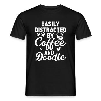 Golden Doodle Hundeliebhaber - Männer T-Shirt - Schwarz - Vorne - AI Model Male 178 light (178cm)