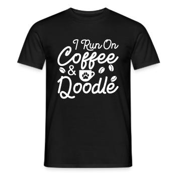 Golden Doodle Hundeliebhaber - Männer T-Shirt - Schwarz - Vorne - AI Model Male 178 light (178cm)