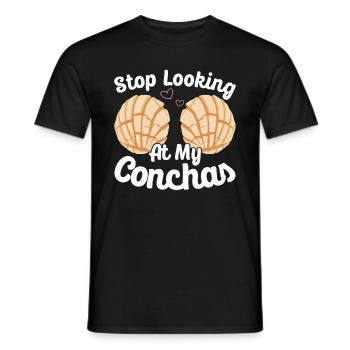 Conchas Pan dulce Latina Espagnol - T-shirt homme - noir - Devant - AI Model Male 178 light (178cm)
