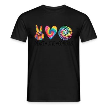 Conchas Pan dulce Latina Espagnol - T-shirt homme - noir - Devant - AI Model Male 178 light (178cm)