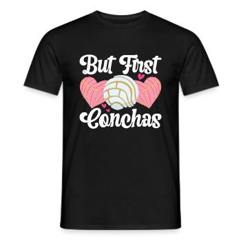 Conchas Pan dulce Latina Espagnol - T-shirt homme - noir - Devant - AI Model Male 178 light (178cm)