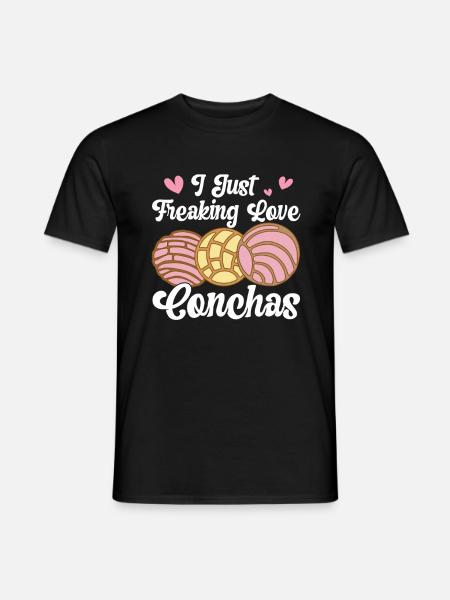 Conchas Pan dulce Latina Espagnol - T-shirt homme - noir