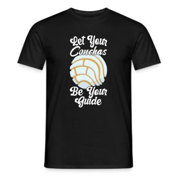 Conchas Pan dulce Latina Espagnol - T-shirt homme - noir - Devant - AI Model Male 178 light (178cm)