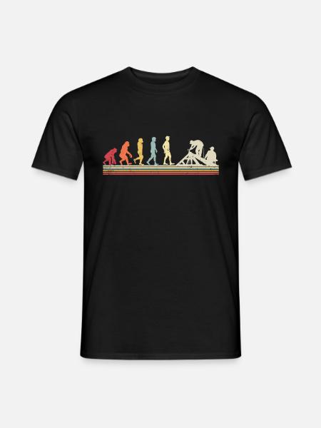 Couvreur - Réparation de toiture - T-shirt homme - noir
