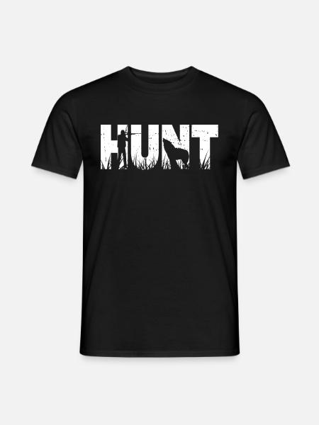 Coyote hunting - Men's T-Shirt - black