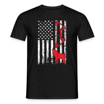 Kojotenjagd - Männer T-Shirt - Schwarz - Vorne - AI Model Male 178 light (178cm)