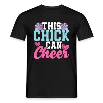 Cheerleader - T-shirt homme - noir - Devant - AI Model Male 178 light (178cm)