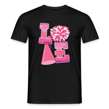 Cheerleader - T-shirt homme - noir - Devant - AI Model Male 178 light (178cm)