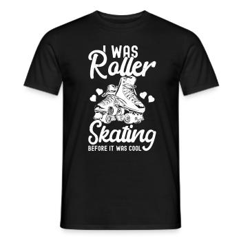 Patins - T-shirt homme - noir - Devant - AI Model Male 178 light (178cm)