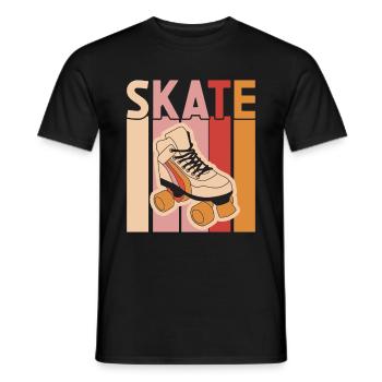 Patins - T-shirt homme - noir - Devant - AI Model Male 178 light (178cm)