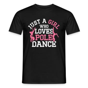 Pole Dance - T-shirt homme - noir - Devant - AI Model Male 178 light (178cm)