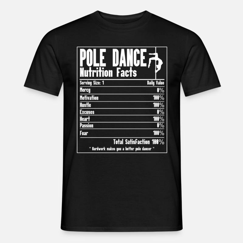 Pole Dance - Männer T-Shirt - Schwarz