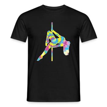Pole Dance - T-shirt homme - noir - Devant - AI Model Male 178 light (178cm)