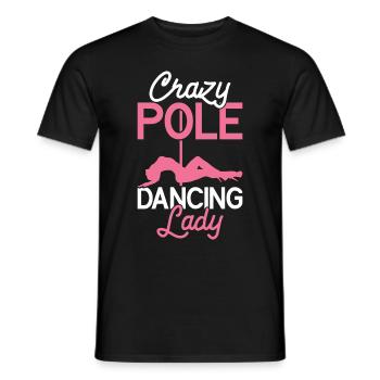 Pole Dance - T-shirt homme - noir - Devant - AI Model Male 178 light (178cm)
