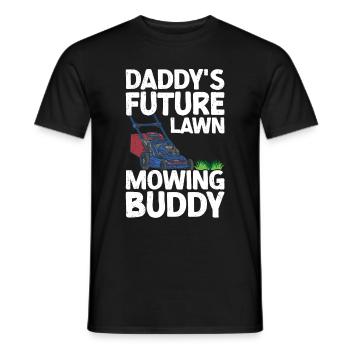 Mowing - Men's T-Shirt - black - Front - AI Model Male 178 light (178cm)