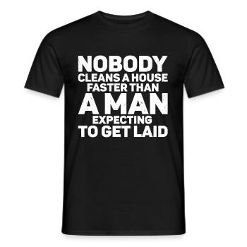 Ménage - T-shirt homme - noir - Devant - AI Model Male 178 light (178cm)