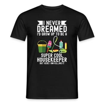 Ménage - T-shirt homme - noir - Devant - AI Model Male 178 light (178cm)