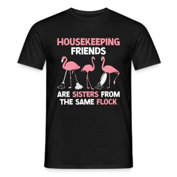 Haushalt - Männer T-Shirt - Schwarz - Vorne - AI Model Male 178 light (178cm)