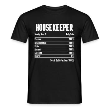 Ménage - T-shirt homme - noir - Devant - AI Model Male 178 light (178cm)