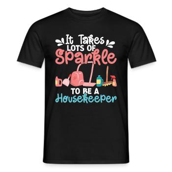 Ménage - T-shirt homme - noir - Devant - AI Model Male 178 light (178cm)